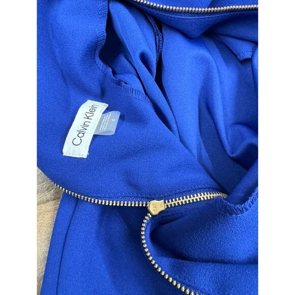 NWT!!! "Calvin Klein" Full Front Zip Dress, Sexy, Office, Cocktail, Size 4 - Picture 11 of 11